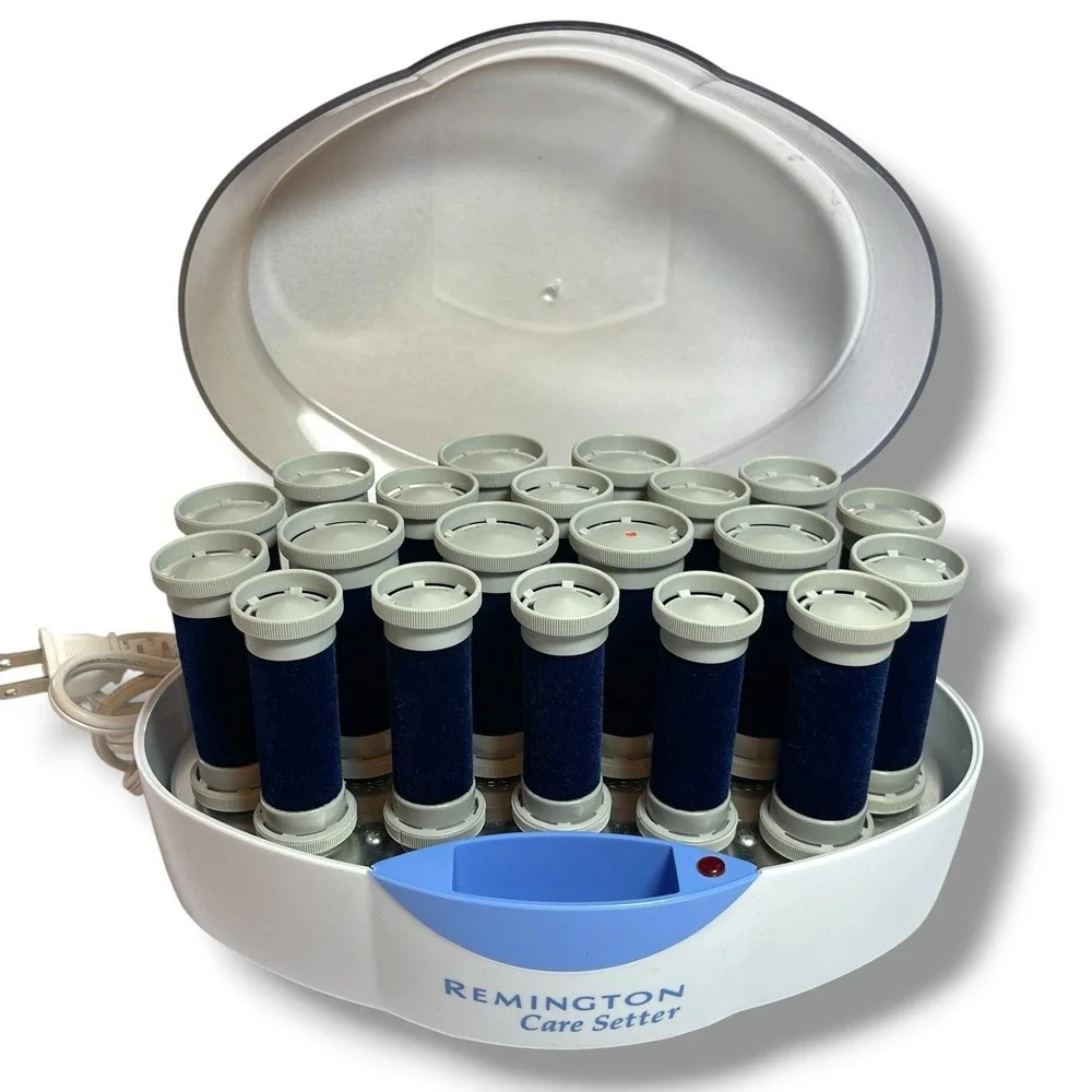 Remington‎ Care Setter Hot Rollers KF-20I Velvet Flocked Wax Core 20, 10 Clips